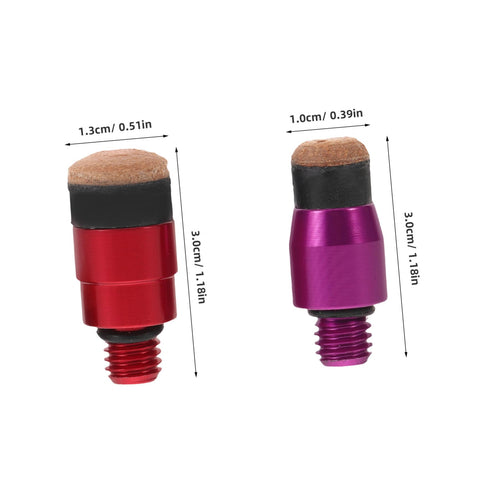 Small Dent Remover Hammer Tips M8 Metal Kit Four Pieces For Vehicle Repair With Quick Tip Replacement Durable Auto Body Tools Set For Cars Trucks And SUVs Portable Hail Damage Repair Kit Easy Dent Removal, red and purple tips with dimensions