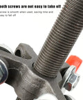 Close-up of the Beefy Heavy Duty Hydraulic Three Jaw Gear Puller Kit with smooth screw for bearings, pulleys, and flywheels.