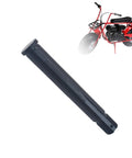 Beast Mode Jackshaft Replacement For Baja MB200 And Cloned CT200U Mini Bikes, black steel shaft, precision machined for durability.
