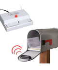 Mailbox Alarm For Delivered Mail Notification System With Wireless Transmitter And Receiver, Smart Sensor, Up To 350 Feet, Battery Operated, Super Easy Install, 1 Set