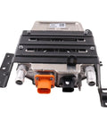 Heavy Duty Oem Replacement Coolant Battery Warmer Slick Drop In Fits Jeep Wrangler Grand Cherokee Chrysler Pacifica 2017 To 2024, detailed view of heater block with fittings.