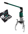 Heavy Duty Hydraulic Gear Puller Kit Is A Real Workhorse For Garage Jobs With Enough Strength To Yank Out Stubborn Wheel Bearings And Transmission Gears Fast Plus Has 5 Ton Capacity And Steel Build Used By Pros For Reliable Performance, 5 ton steel kit with case