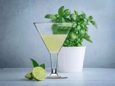 Martini Glasses Set 24 Pack 7 Oz BPA Free Plastic Cocktail Cups For Outdoor Parties Weddings Picnics Stackable Stemmed