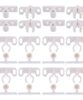 12 Pack Plastic Ball Catch Cabinet Door Latches Replacement for securely closing furniture and drawer doors, no fuss install