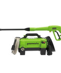 Ultra Compact 1700 PSI 1.2 GPM Pressure Washer For Quick No Fuss Home Cleaning And Patio Care Lightweight Tool