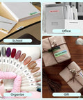Portable Bluetooth Label Maker D30 With Three Tapes White Gold Clear, Handy Thermal Printer For Home Use in various scenarios