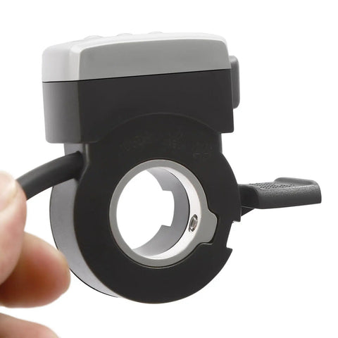 36V 350W thumb throttle from 10 Inch 24V 250W Electric Scooter Conversion Kit with black housing and grip