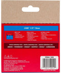 Heavy Duty One Half Inch T50 Steel Staples In A Massive Twelve Five Zero Pack Built Tough For Indoor Tasks And Plays Nice With Standard Nail Guns packaging with usage instructions.
