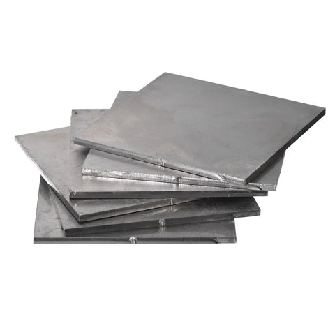 Stack of 3x3 Inch 11 Gauge Mild Steel Welding Plates for MIG TIG ARC Gas Stick Practice and Training