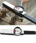 0-100 Nm Dial Indicator Torque Wrench For Accurate Torque Testing Indicating Torquemeter Precision TLB Tool With Adjustable Zero Handy Wrench Design For DIYers And Pros, black and silver dial wrench