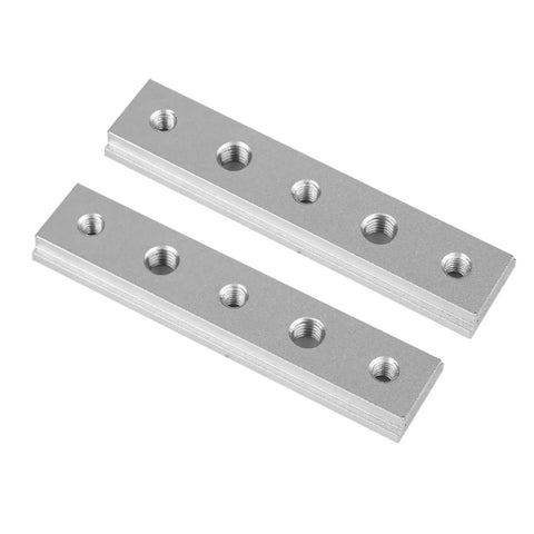 30 by 45 Type T Slot Miter Track Jig Two Pack - Aluminum Alloy Rail Miter Bar with M6 and M8 holes for woodworking projects