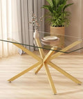 Heavy Duty 30 Inch Gold Metal Table Legs For Dining Tables With No Drill Suction Cup Mount For Glass And Marble Tops And Screw On Wood Top Install Durable Modern Gold Base For Every Home supporting glass top.