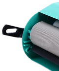Close-up of Professional Five Inch Knurling Decorator Roller With Comfortable Anti Slip Handle for easy texture application.