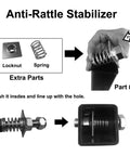 Anti-rattle stabilizer parts for Heavy Duty Hitch Mount Cargo Carrier For 2 Inch Receiver 60 By 24 By 14.4 Inch Folding Luggage Rack