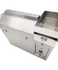 Roller Type Electric Stainless Steel Coffee Roaster, 220V 1PH, Horizontal Drum With 304 Food Grade Liner, 6kW High Power For Even Roasting, Large Batch Coffee Roaster For Home Use Or Small Roasts, top view