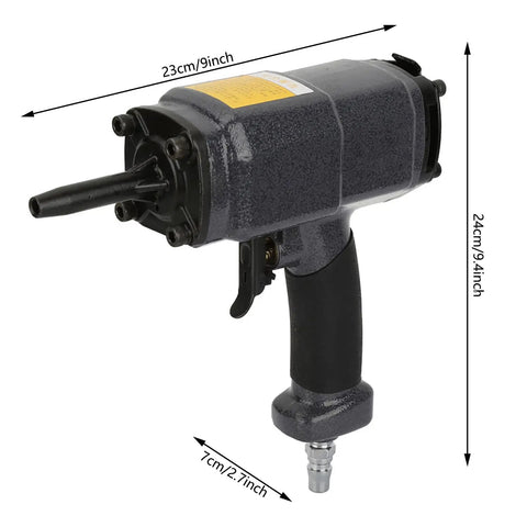 Heavy Duty Pneumatic Brad Nailer And Air Powered Nail Remover Combining Premium Aluminum Steel Build With Badass Grip Action For Smooth Woodworking Jobs Now