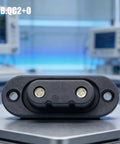 Front view of Electric Scooter Charging Connector Socket with copper pin power port and insulated housing for e-bike