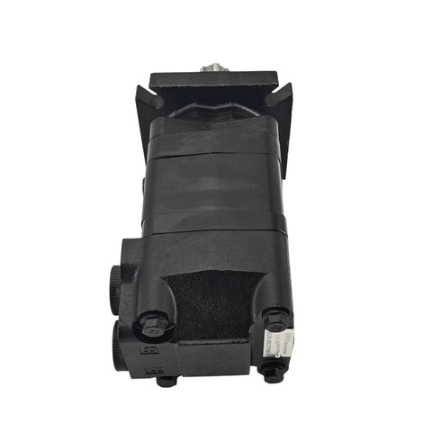 HMK 400 Hydraulic Motor Replacement Built Like A Tank For Agt ECSSCT72 Trencher Skid Steer Rig Heavy Duty Industrial Grade Machinery Parts Runs Smooth And Handles Any Load, showing top view with connectors.