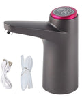 USB Electric Water Bottle Pump With Built In Battery Portable Dispenser for Camping Home Office Kitchen Travel Durable 1200mAh Rechargeable No Spill Hydration