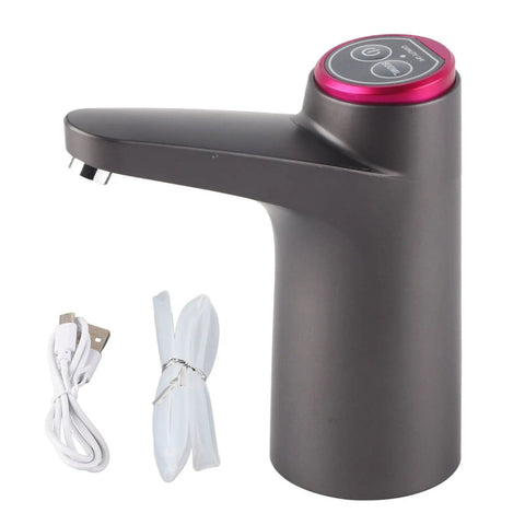 USB Electric Water Bottle Pump With Built In Battery Portable Dispenser for Camping Home Office Kitchen Travel Durable 1200mAh Rechargeable No Spill Hydration