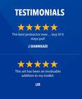 Testimonials graphic for Geometry Set With Compass And Protractor For School Use Draw Circles Up To 13 Inches With An Easy Grip Compass And Clear 6 Inch Protractor Durable Math Tools For Class Homework And Back To School Assorted Colors