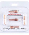 Ten Piece Plasma Cutter Torch Consumables Kit Includes Five Electrodes And Five Nozzle Tips For Pro Grade Metal Cutting