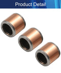 Top Shelf Oilless Bushings 4Mm Bore Smooth Operator Sleeve Bearings Pack of 3, featuring bronze liner on carbon steel base.