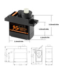 Hardcore Heavy Duty Servo Motor For Rc Cars And Robot Builds Featuring Knockout Torque And Smooth 180 Degree Swing That Rocks All Day Long Without Skipping A Beat, dimensions and design view.