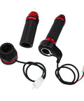 Four Gear Electric Bike Throttle Grip With ABS Rubber Handle For 48V 60V 72V Ebikes Smooth Acceleration Back Up Stop Low And High Speed Modes