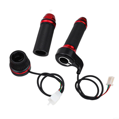 Four Gear Electric Bike Throttle Grip With ABS Rubber Handle For 48V 60V 72V Ebikes Smooth Acceleration Back Up Stop Low And High Speed Modes