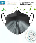KN95 Face Masks 50 Pack for Adults and Teens, Disposable Black Masks With Breathable Comfort, 4 Layer Filtration Over 95 Percent