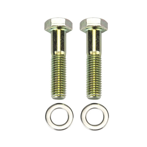 LS Engine Exhaust Manifold Bolt Repair Kit Fits Chevrolet 4.8 5.3 5.7 6.0 includes two bolts and washers for easy installation.