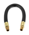 Built Tough Rubber Air Compressor Hose With Solid Brass Fittings And 300 Psi Max Pressure for durable connections