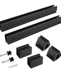 Universal Windshield Sash Clips Kit No Hassle Easy Install Windshield Clip For Golf And Other Cars Women Friendly Car Window Trim Parts Durable PP Material Weatherproof Long Lasting Universal Fit, black PP clips and screws