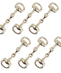 Gold Mini Horse Bit Charms Set Of 6 For DIY Jewelry Making And Craft Projects Snaffle Bit Decor