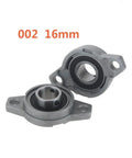 Self Aligning Zinc Alloy Flange Pillow Block Bearing 16mm Bore KP002 KFL002 Style front view