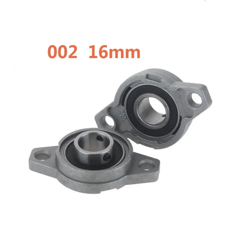 Self Aligning Zinc Alloy Flange Pillow Block Bearing 16mm Bore KP002 KFL002 Style front view