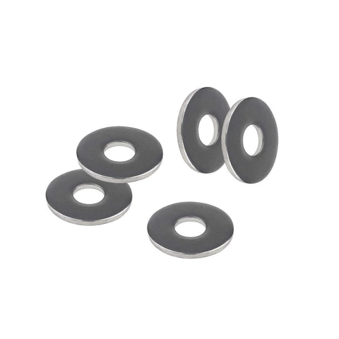 Favordrory M8 flat washer, 304 stainless steel, 24 x 2.0 mm; several washers shown