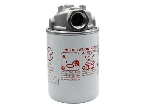 Hydraulic Filter Assembly Three Quarter Inch NPTF Port 25 Micron Filtration For Pumps Valves And Cylinders Heavy Duty Replacement Model 226007