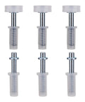Six Piece Bi-Fold Door Top Roller Guide Wheels And Top Pivot Kit With Spring Loaded for folding closet doors and sliding cabinets