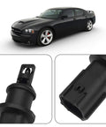 Intake Air Temperature Sensor IAT For Chrysler Dodge Jeep Vehicles OEM Grade 4606487AA 4606487AB Replacement next to a car