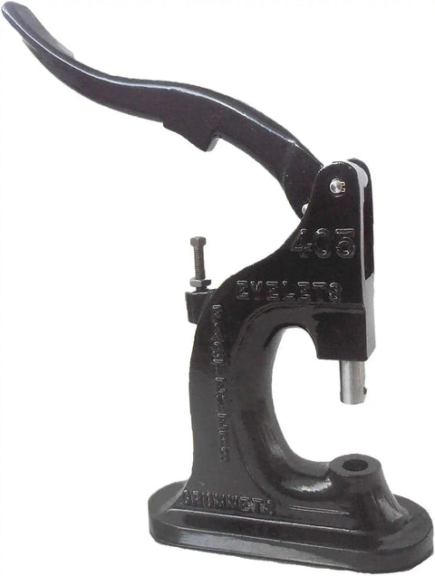 Grommet Press Machine Pro Grade Heavy Duty Hand Tool Workhorse For Fabrics, Tarps, Tents, Curtains And More Durable Eyelets, Washers, And Snap Setter For Small Or Large Holes
