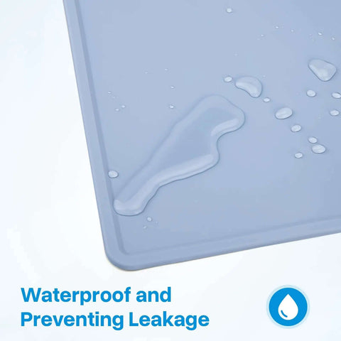 Close-up of water-resistant Silicone Resin Printing Mat 400x300mm 2.8mm Thick For LCD 3D Printers, showing spill-proof surface.