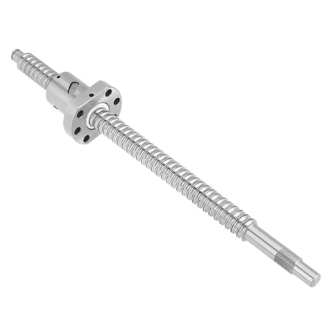 Anti Backlash CNC Ballscrew SFU1605 600mm With Nut For Precise Motion 16mm diameter, 5mm lead, CF54 steel