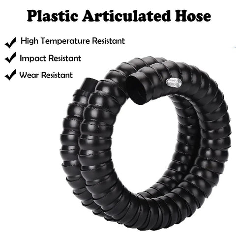 Plastic articulated hose for Solder Fume Extractor Arm For Assembly And Woodworking, high temperature and impact resistant