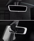Tesla 2PCS Protector Trim Frame Kit For Model 3 And Model Y 2020 To 2026 Front Screen Edge Protector Rearview Mirror Cover