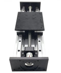 Heavy Duty CNC Linear Stage With 12 Inch Stroke And 300mm Travel 2005 Ballscrew Four Slide Double Rail 550 Lb Load 250 Kg Linear Table For Nema23 57mm And Nema34 86mm Stepper Motors, front view