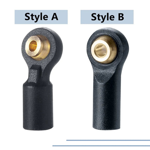 10 Pcs RC Rod End Ball Joint Head Set For 1 24 SCX24 Crawler Upgrades Accessories; Style A and B rod end joint options
