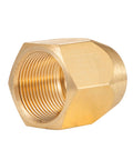 Solid Brass Air Hose Splicer Kit For One Quarter Inch ID Hose, reusable fitting nut, durable and corrosion resistant