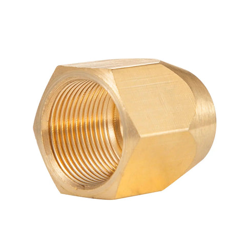 Solid Brass Air Hose Splicer Kit For One Quarter Inch ID Hose, reusable fitting nut, durable and corrosion resistant